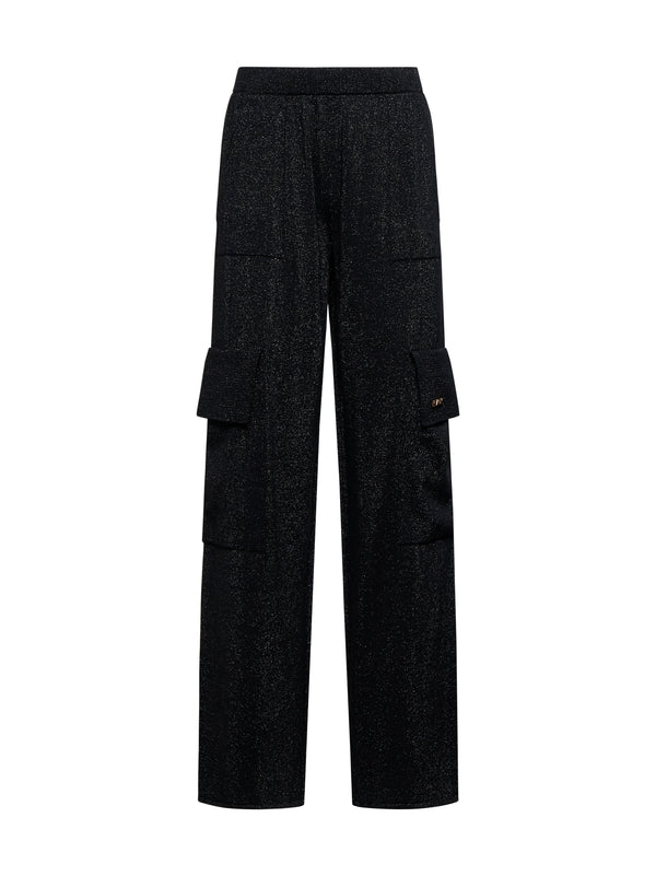 Pantaloni cargo lurex con tasche applicate SILVIAN HEACH