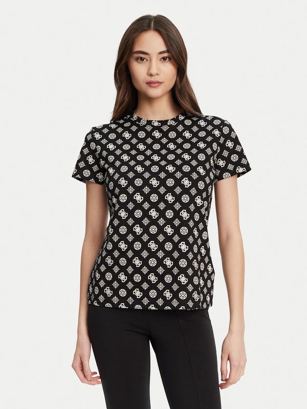 T-shirt con logo all over