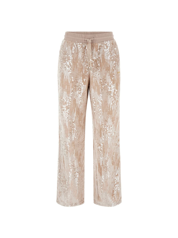 Panta Tuta in velluto con paillettes GUESS