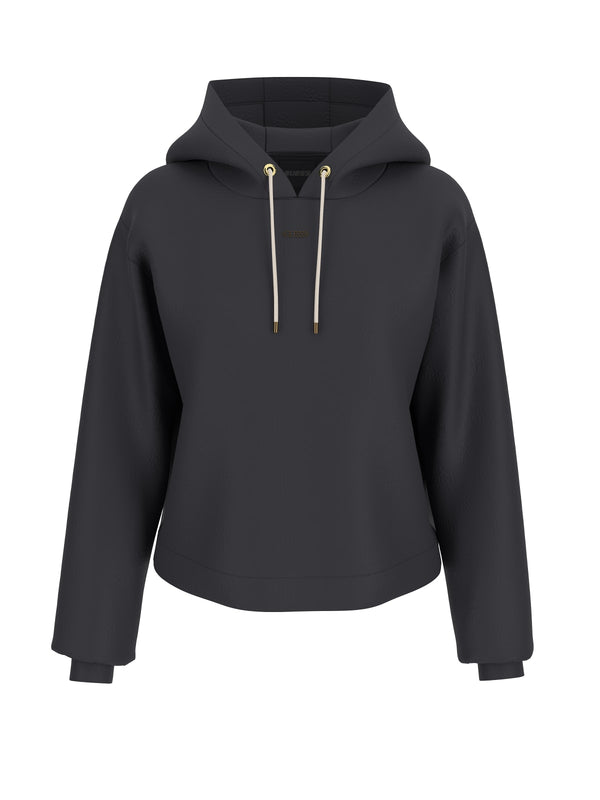 Felpa con cappuccio GUESS in tessuto jacquard